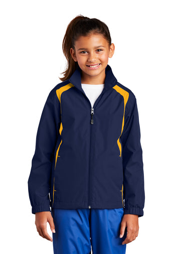 Sport-Tek® Youth Colorblock Raglan Jacket