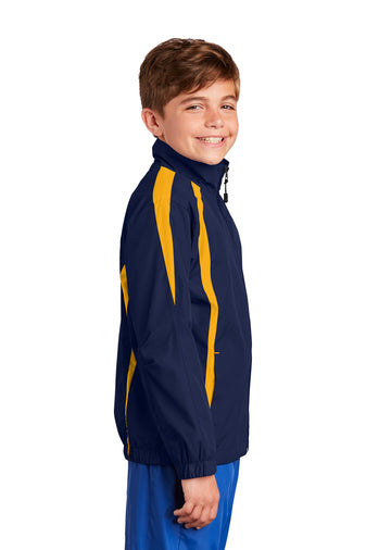 Sport-Tek® Youth Colorblock Raglan Jacket