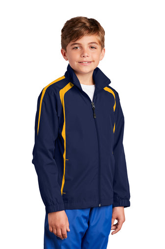 Sport-Tek® Youth Colorblock Raglan Jacket