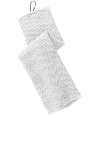 Port Authority® Waffle Microfiber Golf Towel